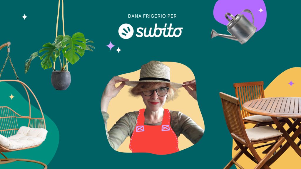 Dana Frigerio, garden designer tra elementi da giardino per Subito